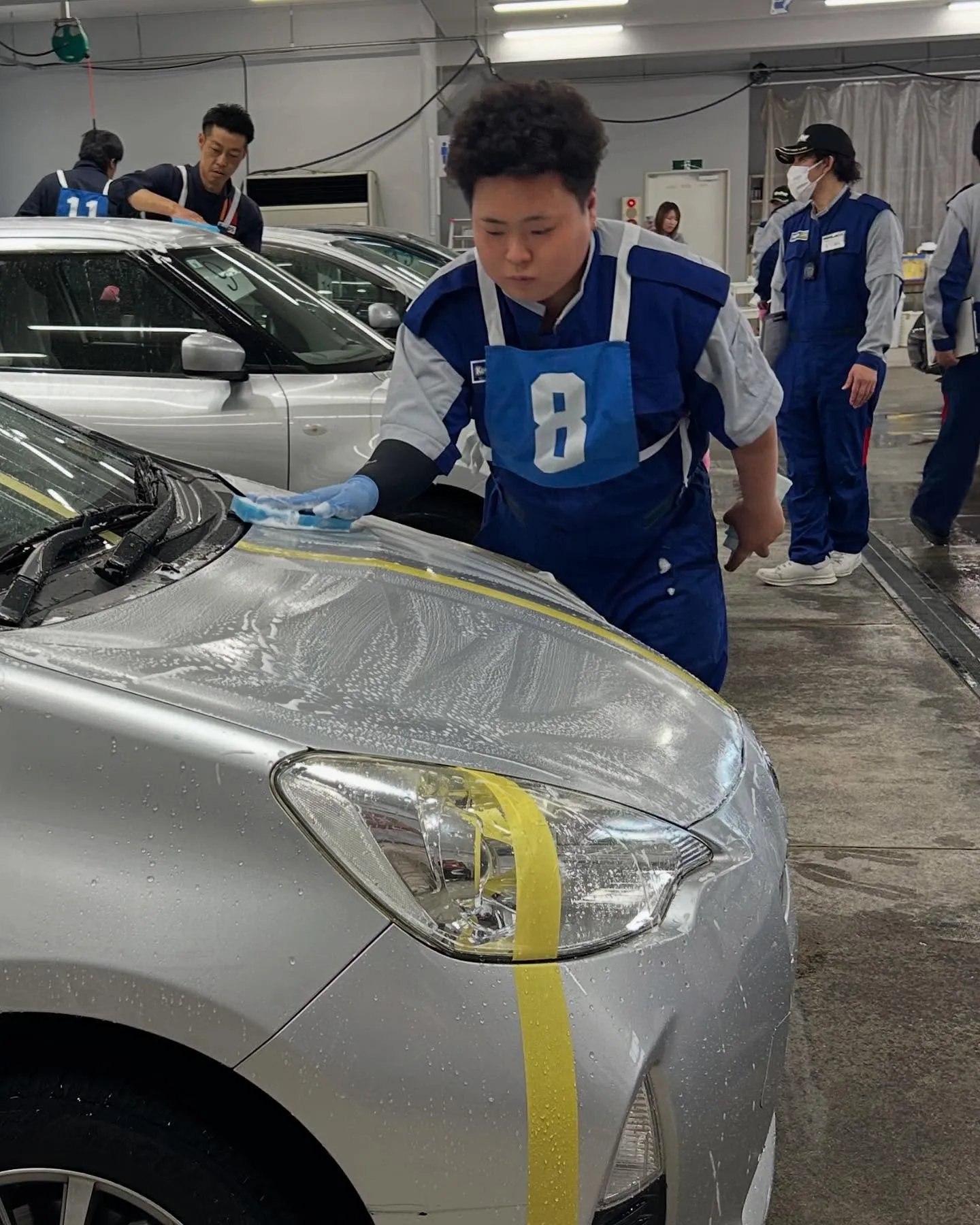 キーパーコーティング技術コンテスト予選会に当店から4名が参加...