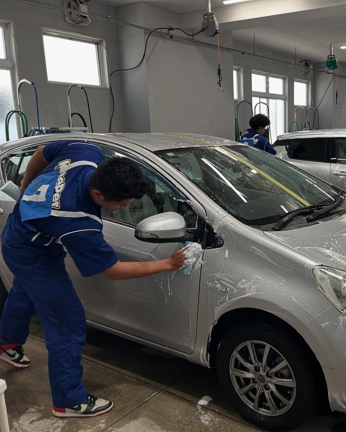 キーパーコーティング技術コンテスト予選会に当店から4名が参加...