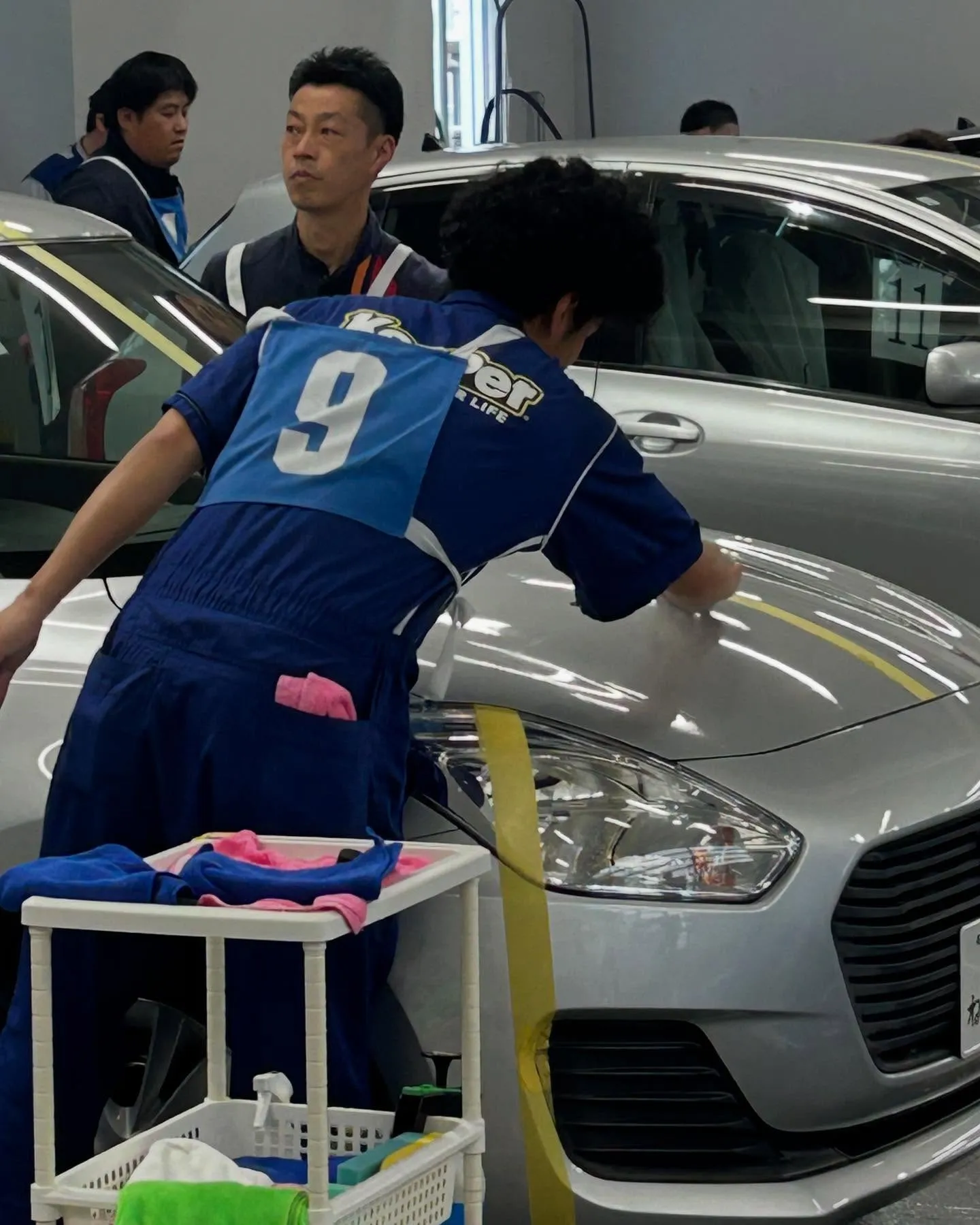 キーパーコーティング技術コンテスト予選会に当店から4名が参加...