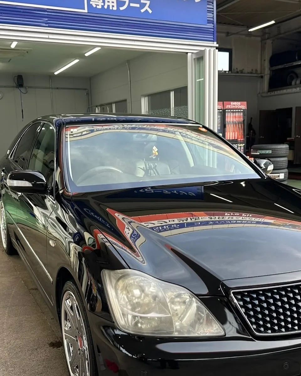 トヨタ クラウンにクリスタルキーパーを施工しました。