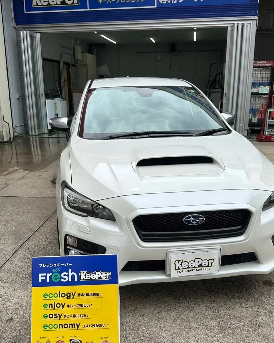 スバルWRX S4に最新のフレッシュキーパーを施工させていた...