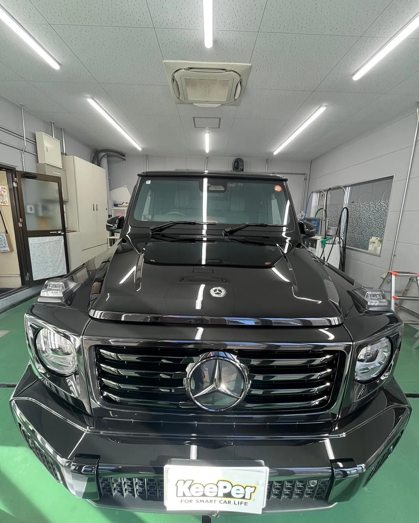 新車のベンツGクラスに、EXキーパーを施工させていただきまし...
