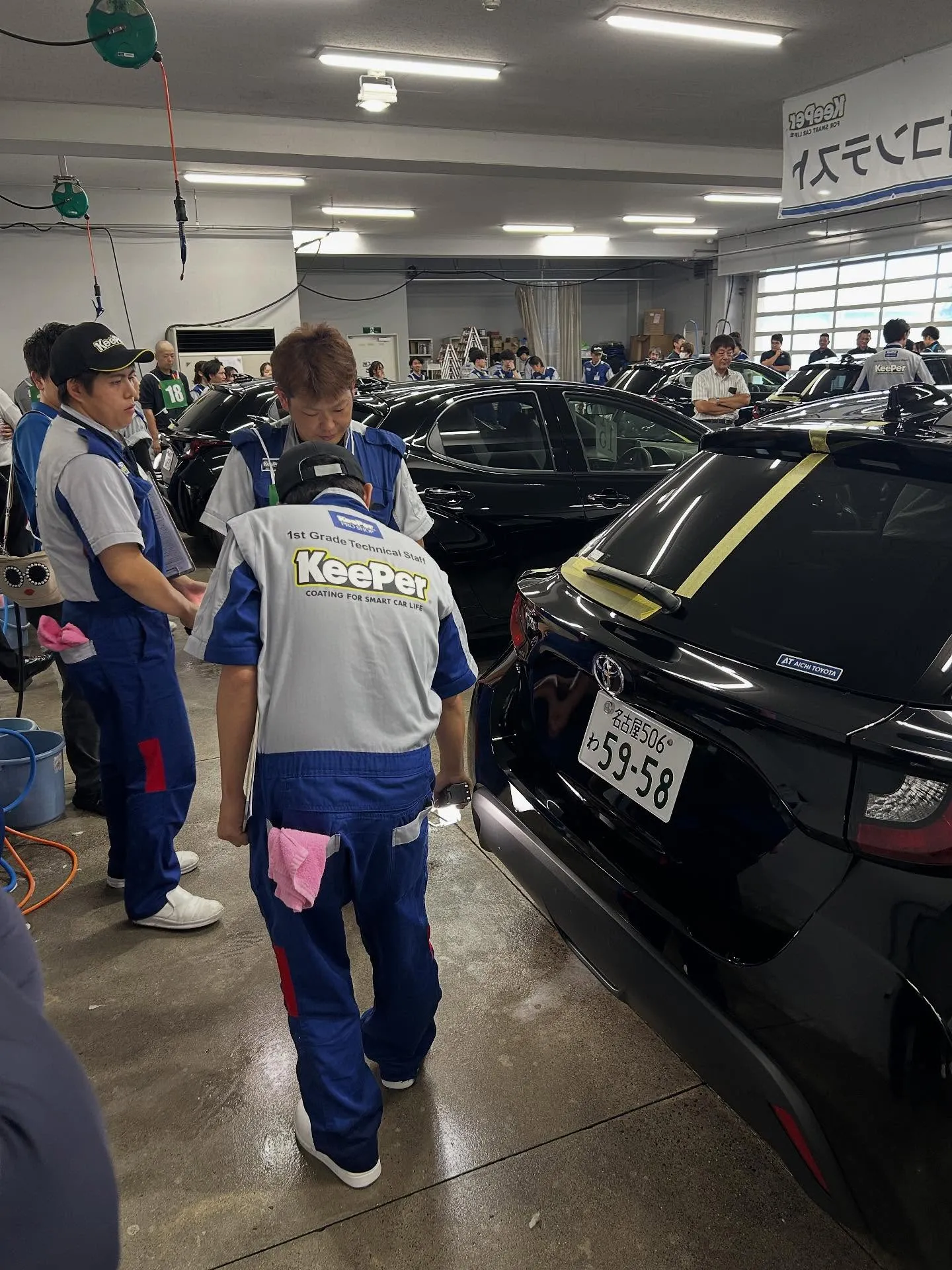 昨日行われたコーティング技術選手権チャンピオン決定戦において...