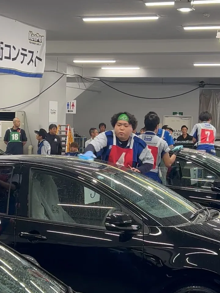 昨日行われたコーティング技術選手権チャンピオン決定戦において...